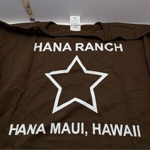 Brand New! Brown Hana Ranch Maui T-Shirt